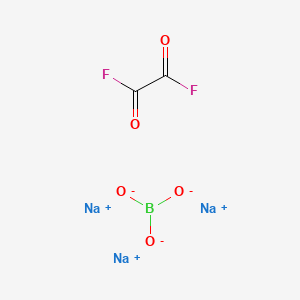 molecular formula C2BF2Na3O5 B13405783 Sodium difluorooxalate borate 