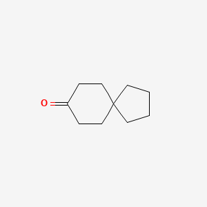 molecular formula C10H16O B1340582 Spiro[4.5]decan-8-one CAS No. 4027-35-4