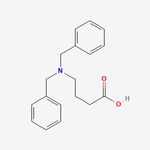 molecular formula C18H21NO2 B1340583 4-(Dibenzylamino)butanoic Acid CAS No. 106518-44-9
