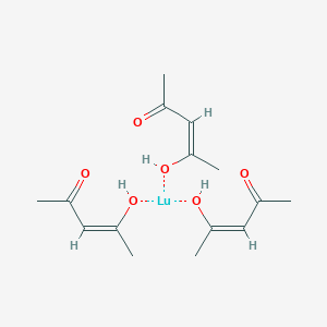 molecular formula C15H24LuO6 B13405838 Lutetium(iii)acetylacetonate hydrate 