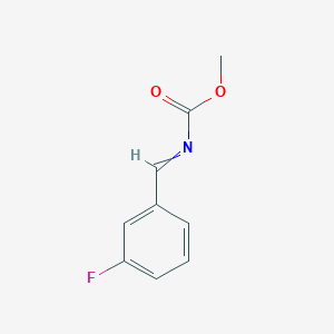 molecular formula C9H8FNO2 B13405859 Methyl [(3-fluorophenyl)methylidene]carbamate CAS No. 917752-19-3