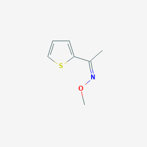 molecular formula C7H9NOS B13405864 1-(Thiophen-2-yl)ethanone O-methyl oxime 