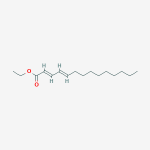 molecular formula C16H28O2 B13405873 ethyl (2E,4E)-2,4-tetradecadienoate 