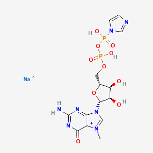 molecular formula C14H20N7NaO10P2+ B13405876 CID 169488340 