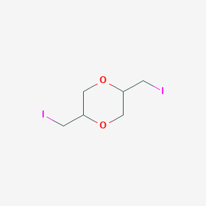 molecular formula C6H10I2O2 B134059 2,5-双(碘甲基)-1,4-二噁烷 CAS No. 101084-46-2