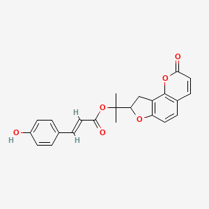 molecular formula C23H20O6 B13405908 Angelmarin 