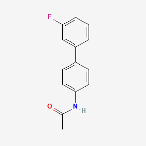 molecular formula C14H12FNO B13405916 4'-(m-Fluorophenyl)acetanilide CAS No. 725-06-4