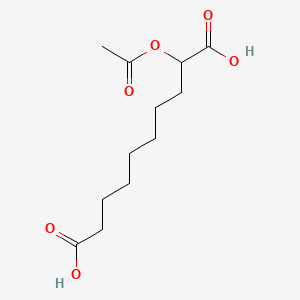 molecular formula C12H20O6 B13405933 2-(Acetyloxy)decanedioic Acid 