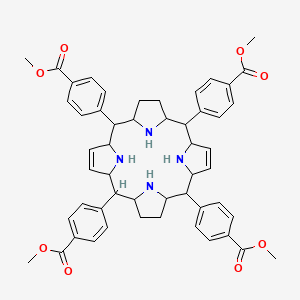 molecular formula C52H56N4O8 B13405936 Tetramethyl 4,4\',4\'\',4\'\'\'-(5,10,15,20-porphyrintetrayl)tetrabenzo ate 