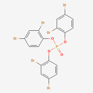 molecular formula C18H9Br6O4P B1340594 tris(2,4-dibromophenyl) phosphate CAS No. 2788-11-6