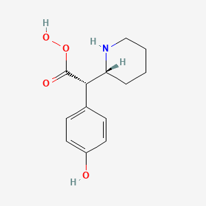 molecular formula C13H17NO4 B13405960 erythro-4-Hydroxy Ritalinic Acid 