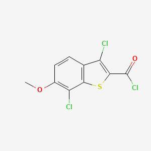 3,7-Dichloro-6-methoxy-1-benzothiophene-2-carbonyl chloride