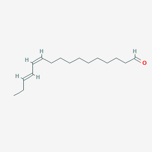 molecular formula C16H28O B013406 11Z,13E-Hexadecadienal CAS No. 73264-89-8
