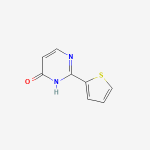 molecular formula C8H6N2OS B1340604 2-(Thiophen-2-yl)pyrimidin-4-ol CAS No. 125903-92-6
