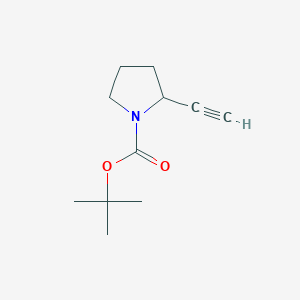 molecular formula C11H17NO2 B1340619 1-Boc-2-Ethynylpyrrolidine CAS No. 316141-37-4