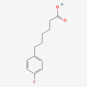 molecular formula C12H15FO2 B1340621 6-(4-Fluorophenyl)hexanoic acid CAS No. 89326-72-7