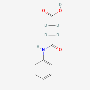 molecular formula C10H11NO3 B13406459 d5-4-Anilino-4-oxobutanoic acid 