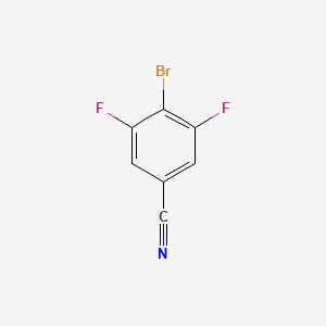 molecular formula C7H2BrF2N B1340648 4-溴-3,5-二氟苯甲腈 CAS No. 123688-59-5