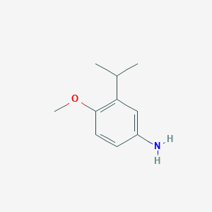 molecular formula C10H15NO B1340655 3-Isopropyl-4-methoxyaniline CAS No. 91251-42-2