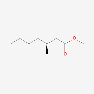 molecular formula C9H18O2 B13406605 (3S)-3-Methyl-methylester Heptanoic Acid 