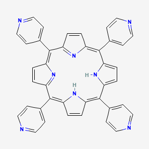 molecular formula C40H26N8 B13406613 5,10,15,20-Tetrapyridin-4-yl-21,22-dihydroporphyrin 