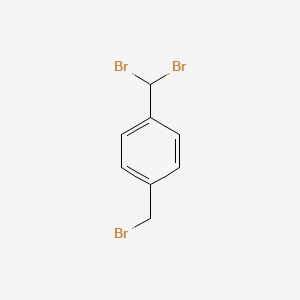 molecular formula C8H7Br3 B13406702 1-(Bromomethyl)-4-(dibromomethyl)benzene 