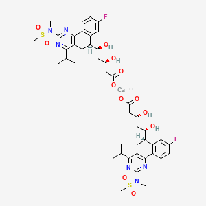 molecular formula C44H54CaF2N6O12S2 B13406728 Rosuvastatin Calcium (S,S,R)-Diastereomer 