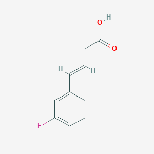 molecular formula C10H9FO2 B1340674 4-(3-Fluorophenyl)but-3-enoic acid CAS No. 127404-67-5
