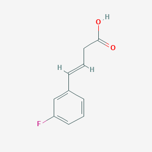 4-(3-Fluorophenyl)but-3-enoic acid