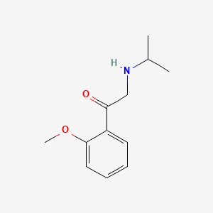molecular formula C12H17NO2 B13406830 2-Isopropylamino-2'-methoxyacetophenone CAS No. 902836-89-9
