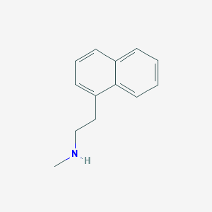 molecular formula C13H15N B1340684 Methyl[2-(naphthalen-1-yl)ethyl]amine CAS No. 115600-36-7