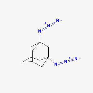 molecular formula C10H14N6 B13406841 1,3-Diazidoadamantane CAS No. 908245-26-1