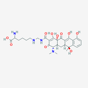 molecular formula C29H38N4O10 B13406844 Lymecycline, Antibiotic for Culture Media Use Only 