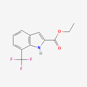 ethyl 7-(trifluoromethyl)-1H-indole-2-carboxylate
