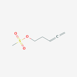 molecular formula C6H10O3S B13406899 Penta-3,4-dien-1-yl methanesulfonate 