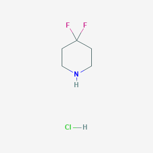 molecular formula C5H10ClF2N B134069 4,4-Difluoropiperidine hydrochloride CAS No. 144230-52-4