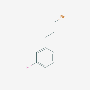 molecular formula C9H10BrF B1340697 1-(3-Bromopropyl)-3-fluorobenzene CAS No. 156868-84-7