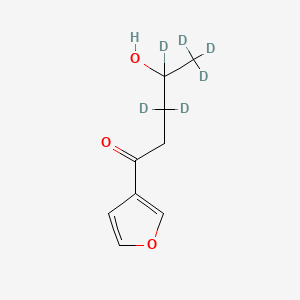molecular formula C9H12O3 B13407004 4-Ipomeanol-d6 