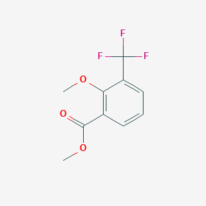 molecular formula C10H9F3O3 B13407047 Methyl 2-methoxy-3-(trifluoromethyl)benzoate 