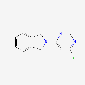 molecular formula C12H10ClN3 B13407117 2-(6-Chloropyrimidin-4-yl)isoindoline 