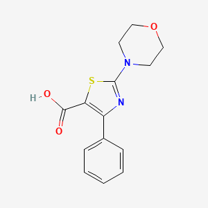 2-Morpholin-4-YL-4-phenylthiazole-5-carboxylic acid