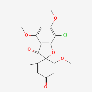 molecular formula C17H15ClO6 B13407120 Griseophenone CAS No. 7776-77-4