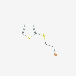 molecular formula C6H7BrS2 B1340716 2-(2-Bromoethylthio)-thiophene CAS No. 55697-88-6