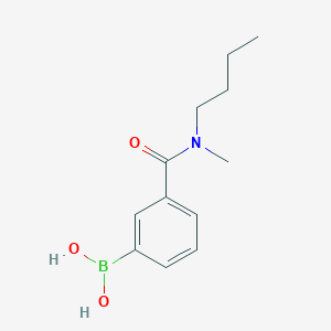 molecular formula C12H18BNO3 B13407211 3-(Butyl(Methyl)carbamoyl)phenylboronic acid 