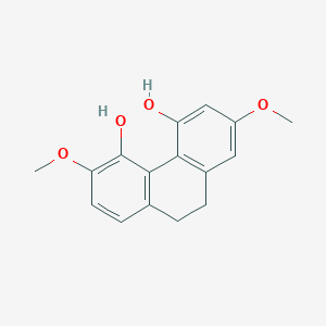 molecular formula C16H16O4 B13407231 Cannithrene 2 CAS No. 83016-16-4
