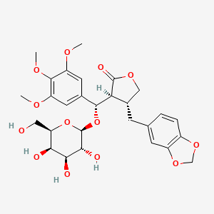 molecular formula C28H34O13 B13407284 Podorhizol |A-D-Glucopyranoside 