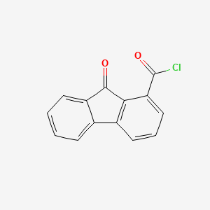 molecular formula C14H7ClO2 B1340729 9-oxo-9H-fluorene-1-carbonyl chloride CAS No. 55341-62-3