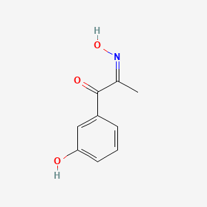 molecular formula C9H9NO3 B13407326 1-(3-Hydroxyphenyl)-1,2-propanedione 2-Oxime 