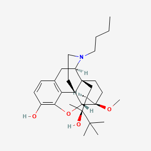 molecular formula C29H43NO4 B13407419 N-(3-N-Butyl)norbuprenorphine 