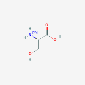 molecular formula C3H7NO3 B1340742 L-Serine-15N CAS No. 59935-32-9
